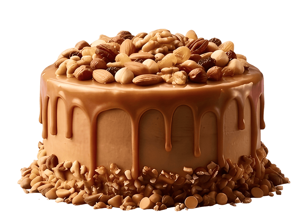 Delicious decorated cake