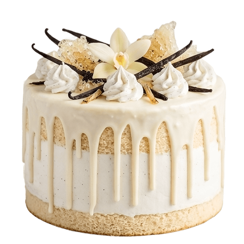 Delicious decorated cake