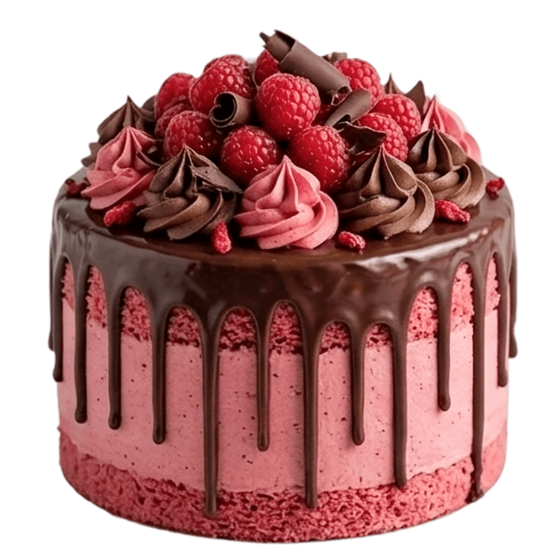 Delicious decorated cake