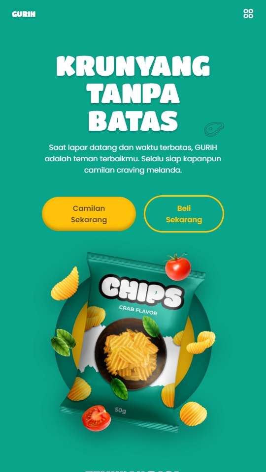 Crispy Bites Mobile View