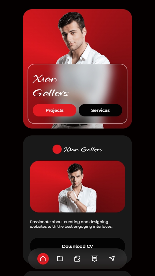 Xian Creative Lab Mobile View
